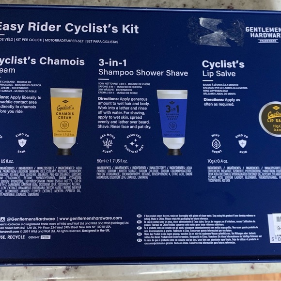 NEW Gentlemen's Hardware #547 Easy Rider Cyclists Kit In Keepsake Tin - Picture 3 of 3